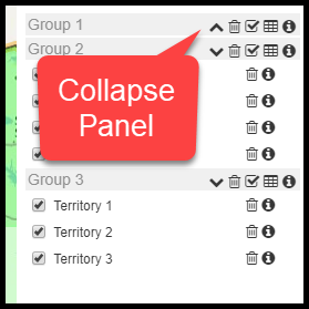 Collapse markup panel