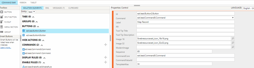 ConnectCommandToButton